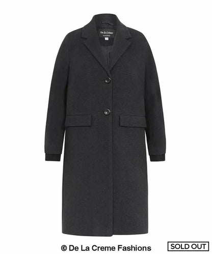 (PRE-ORDER) Womens Wool Blend Winter Warm Knee Length Coat